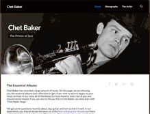 Tablet Screenshot of chetbaker.net